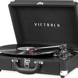 Victrola Black Vinyl Record Player
